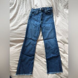 MOTHER Classic Skinny Flare ankle length Blue Women's Jeans